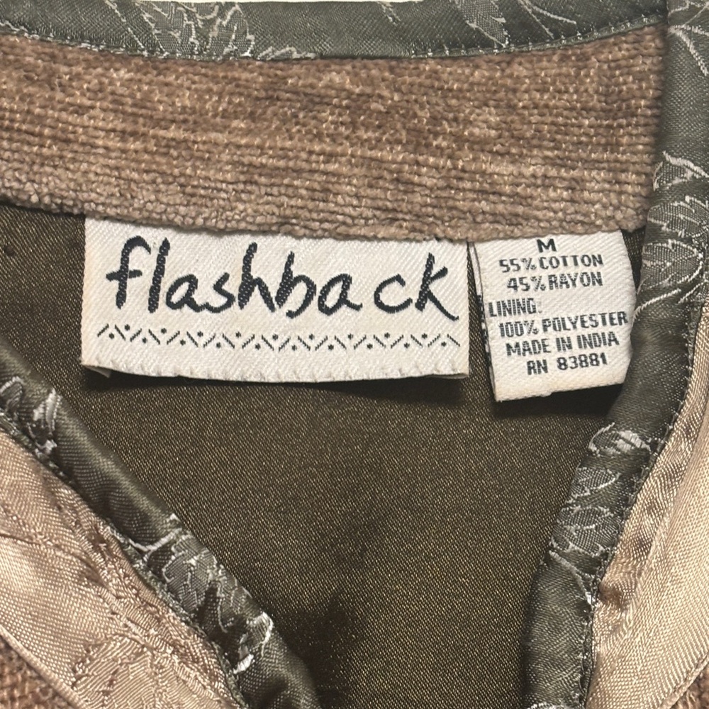 Flashback Patchwork Embroidered Jacket Boho Cotta… - image 4